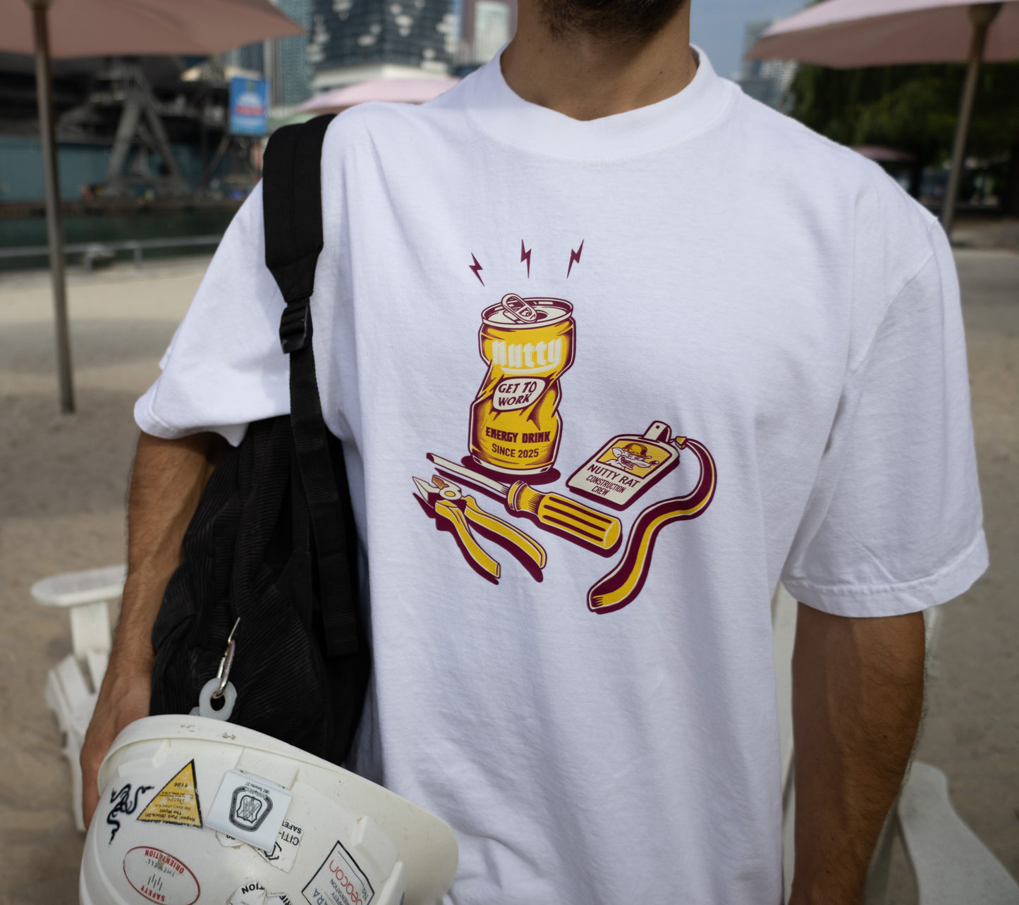 Nutty Energy Drink White T-Shirt