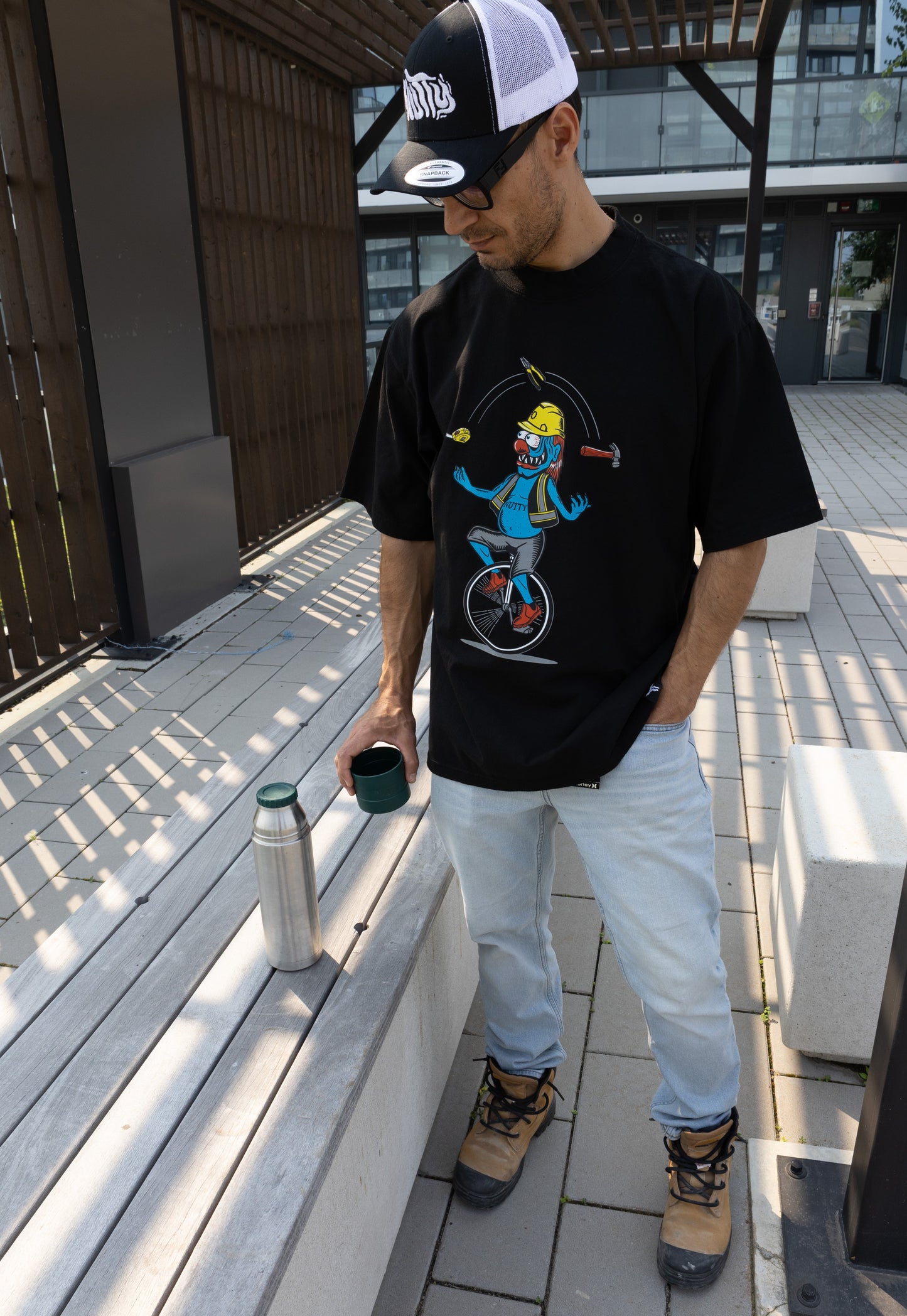 Tools Juggling Black T-Shirt