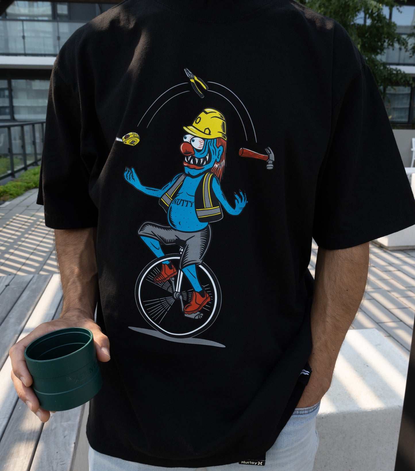 Tools Juggling Black T-Shirt