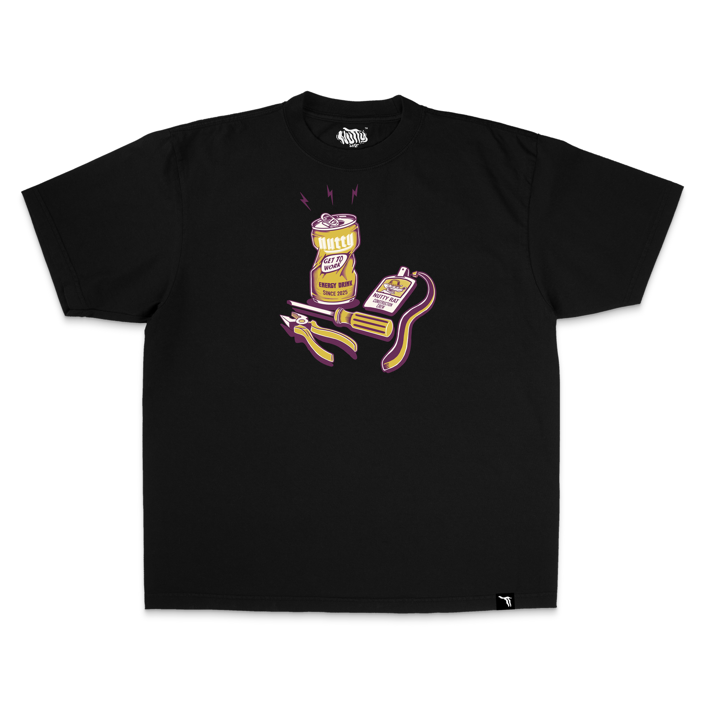 Nutty Energy Drink Black T-Shirt
