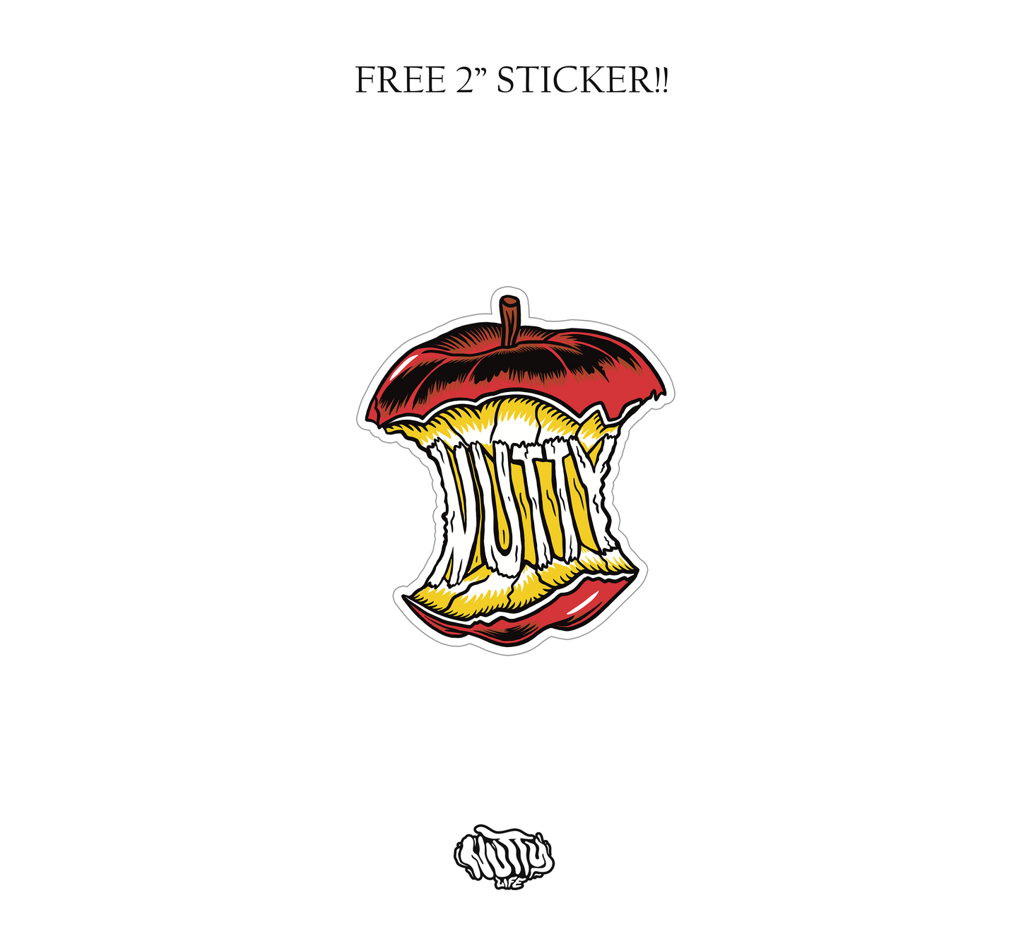 Nutty Apple Black T-Shirt