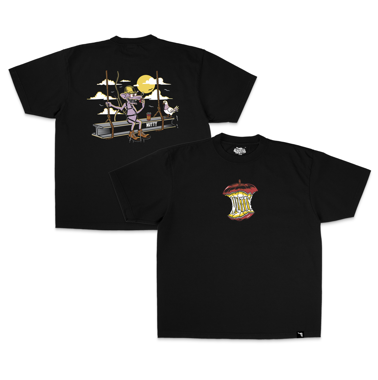 Nutty Apple Black T-Shirt