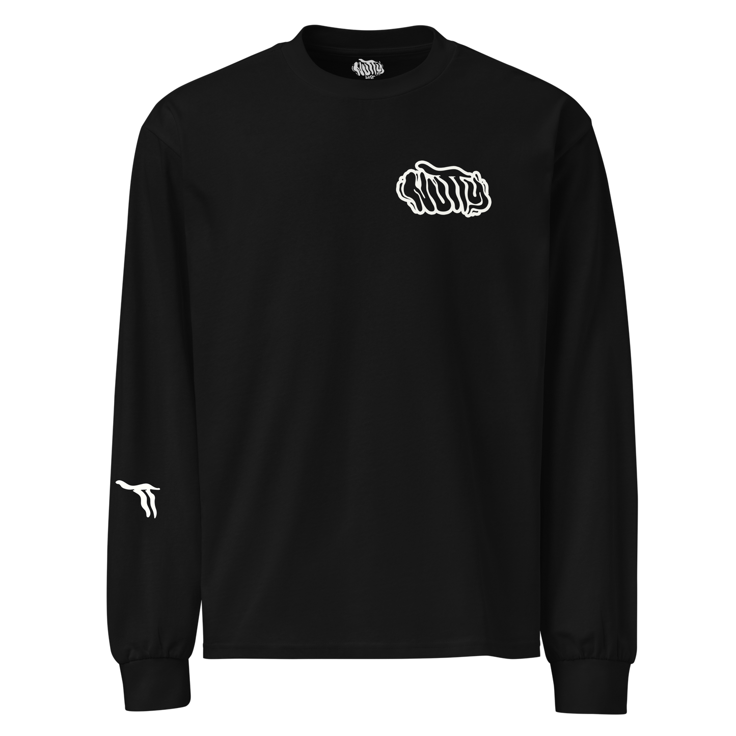 Carpenter Bear Black Long Sleeve T-Shirt