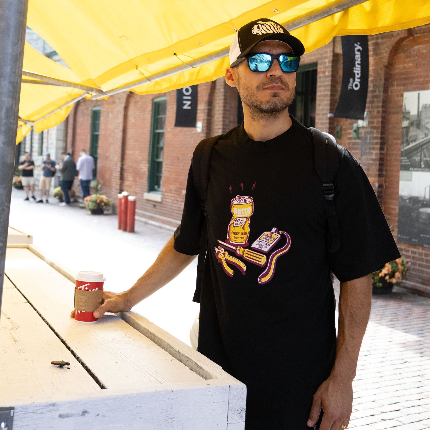 Nutty Energy Drink Black T-Shirt