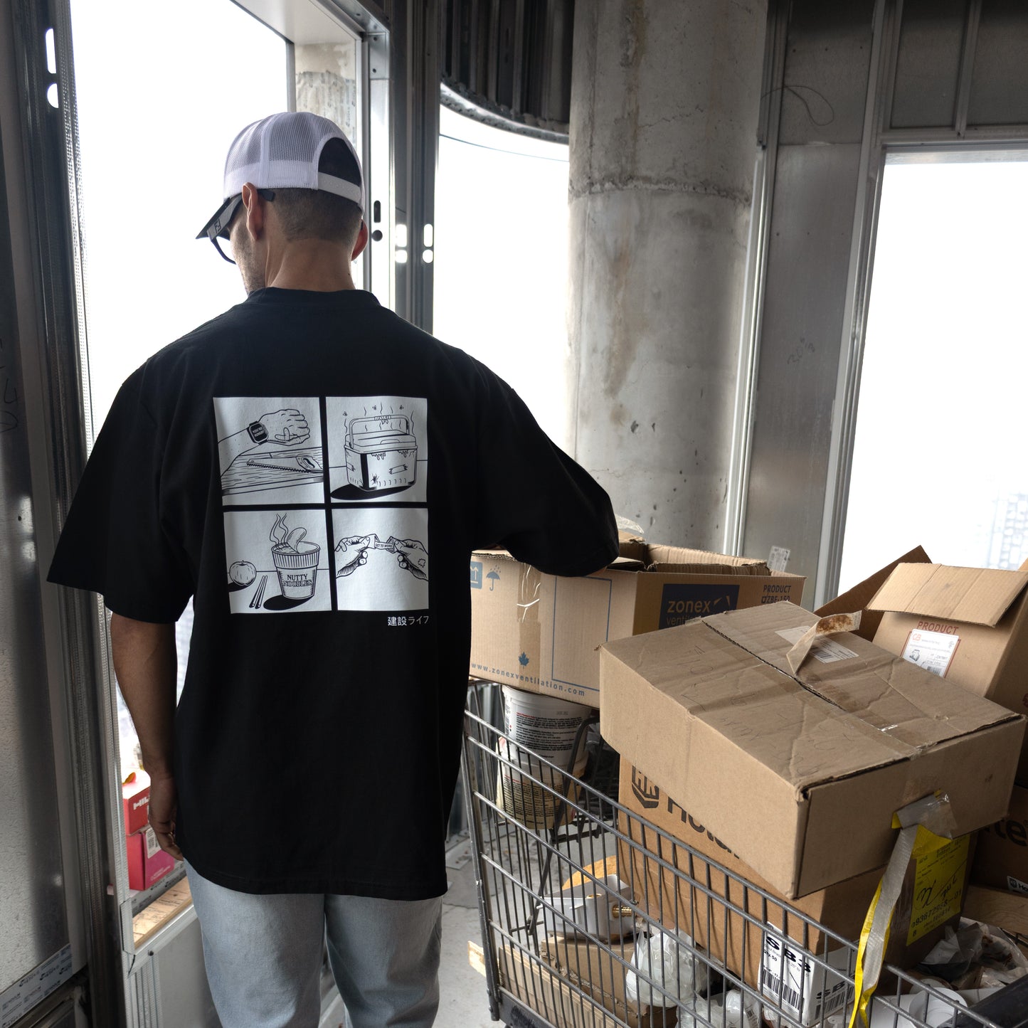 Nutty Manga Black T-Shirt