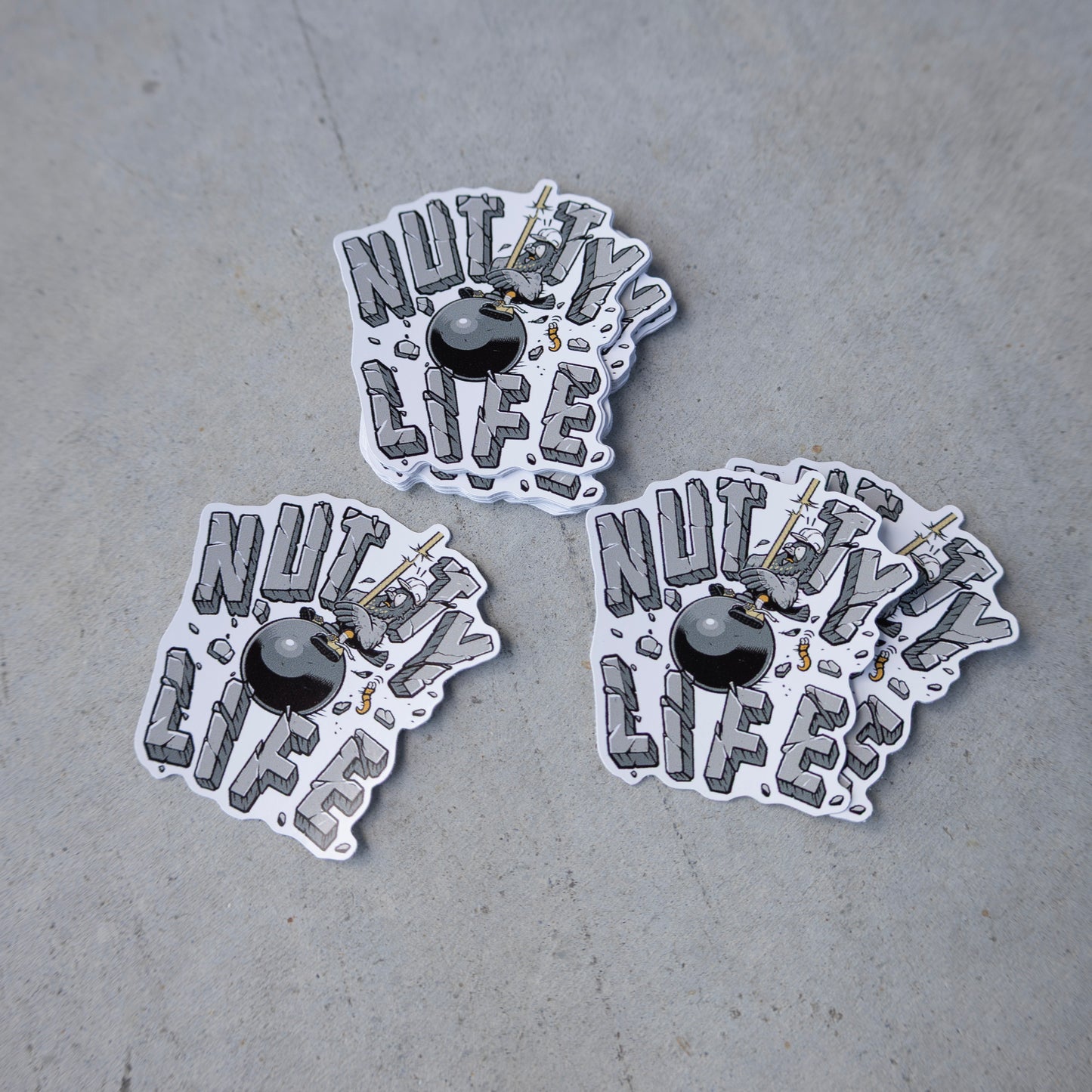 Nutty Wrecking Ball Black Midweight Pullover Hoodie