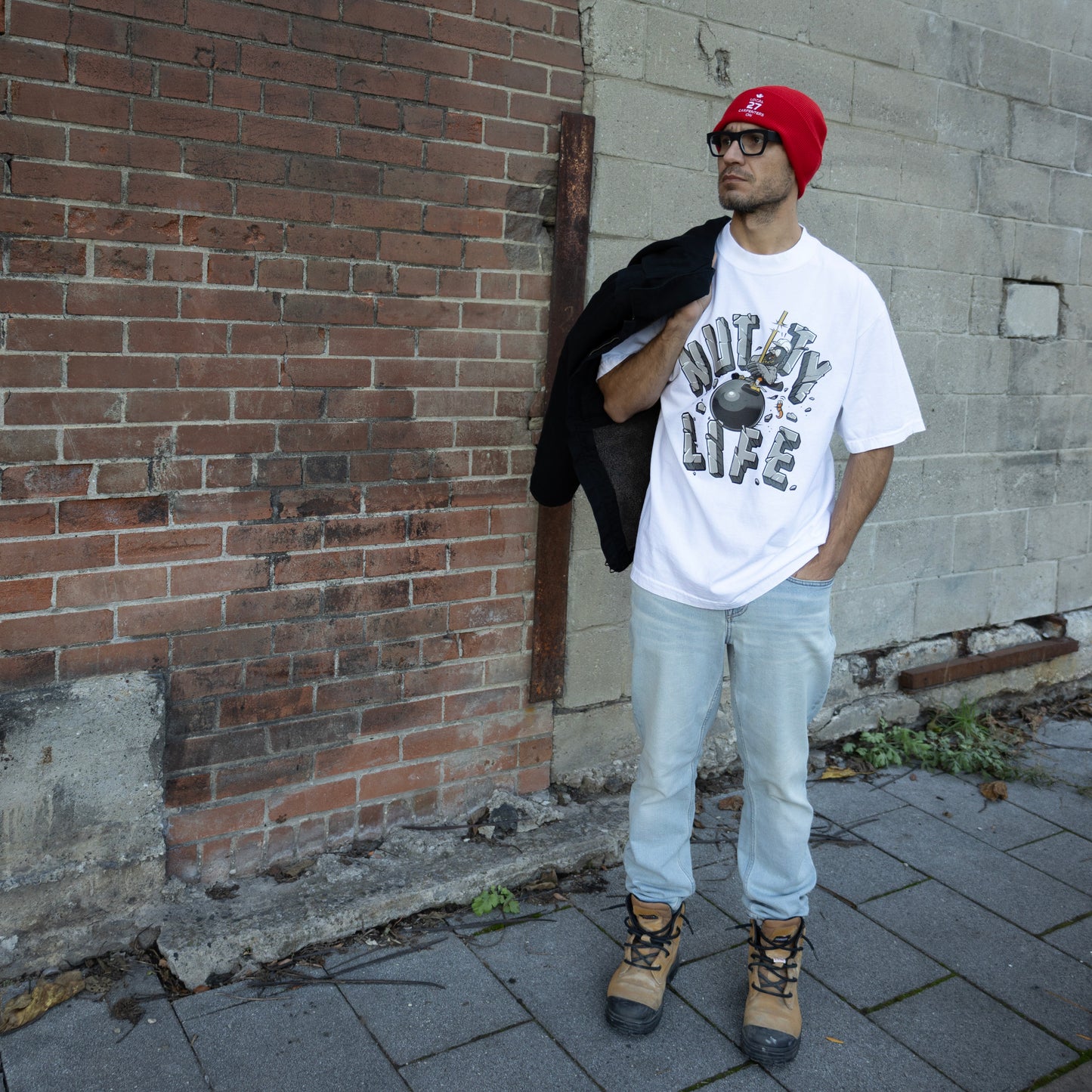 Nutty Wrecking Ball White T-Shirt