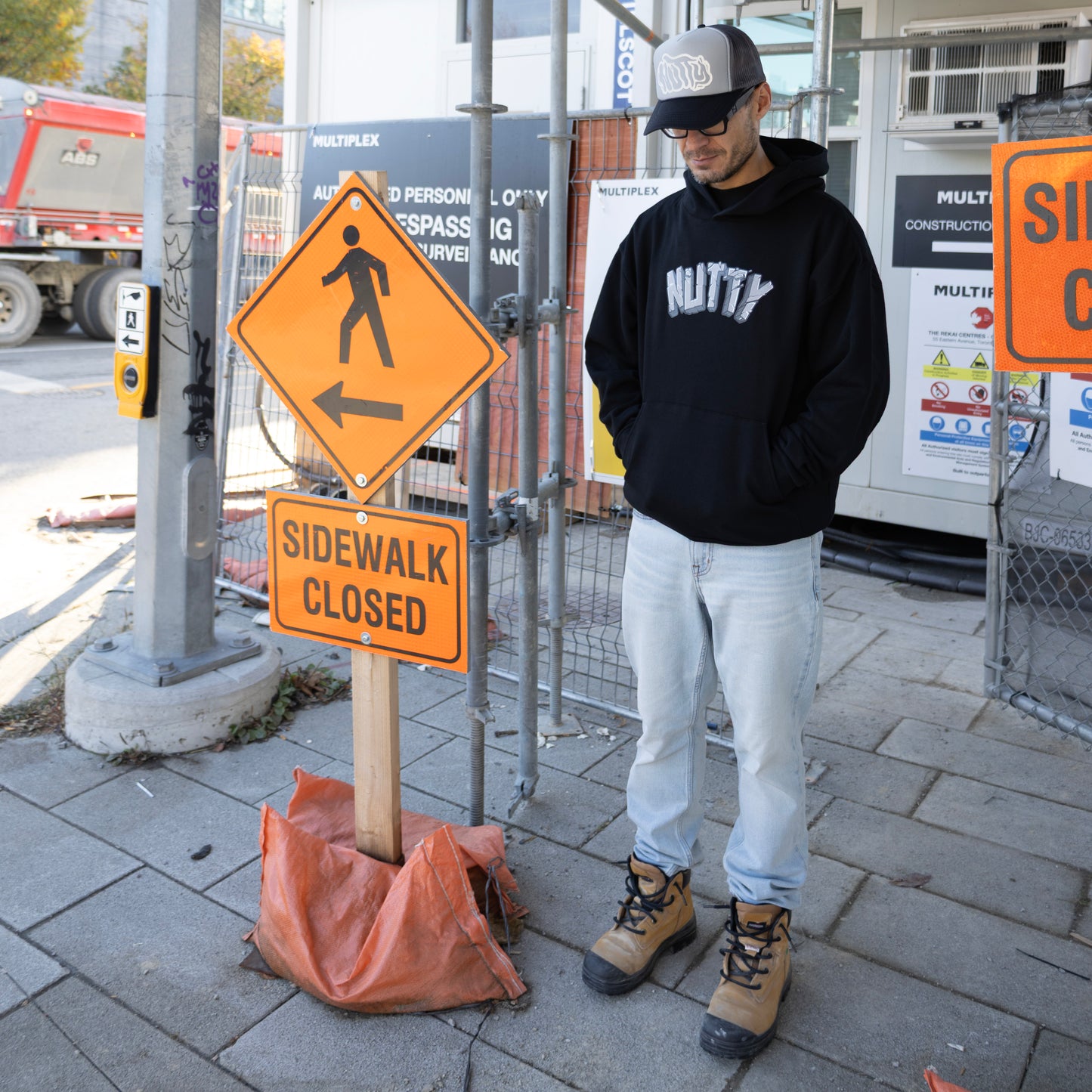 Nutty Wrecking Ball Black Midweight Pullover Hoodie