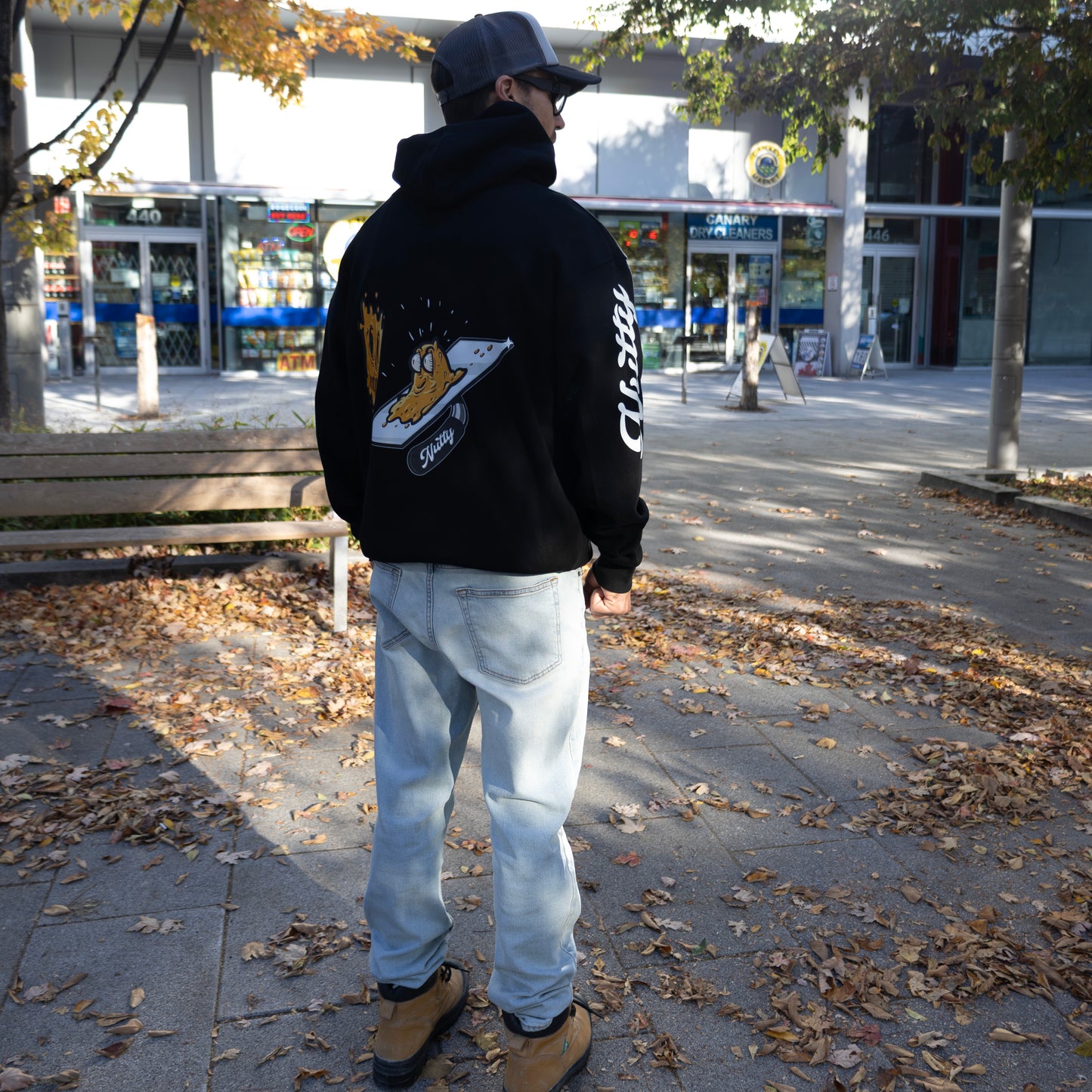 Dead Plaster Black Midweight Pullover Hoodie