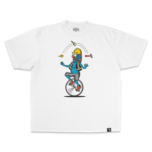 Tools Juggling White T-Shirt